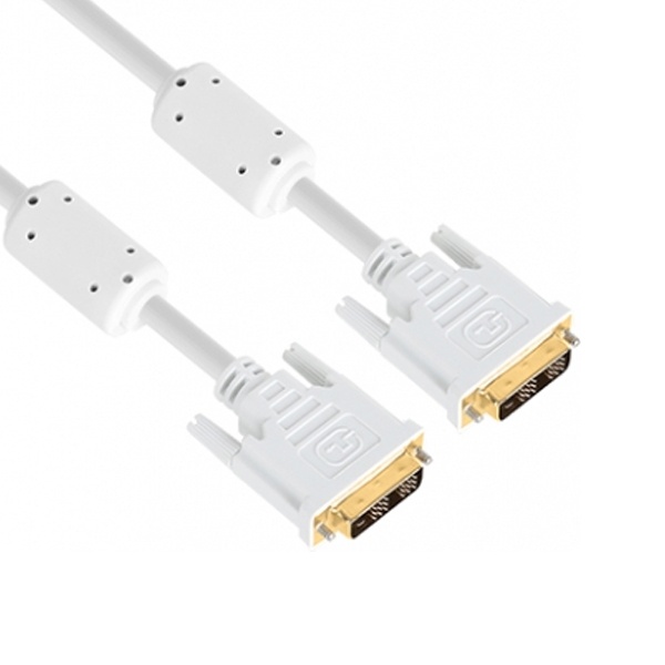 DVI-D 싱글 케이블, NETmate, 락킹 커넥터, NMC-DS30Z [화이트/3m]