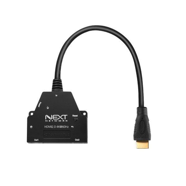 이지넷 NEXT-402SPC4K60 (모니터분배기/1:2/HDMI/오디오지원)