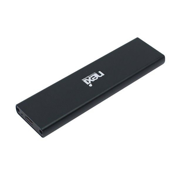 SSD 외장케이스, NX-U31M2 [NX833] [M.2 SATA/USB3.1] [블랙] [SSD미포함]