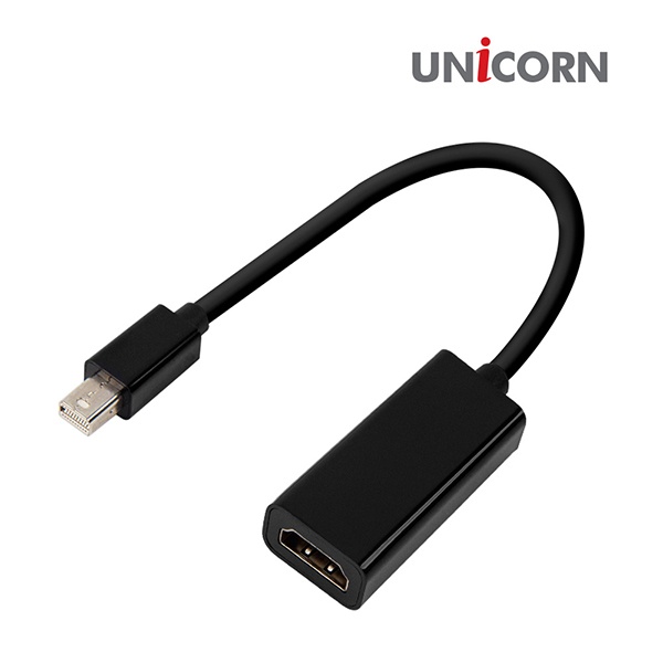 유니콘 Mini DP to HDMI 컨버터, 오디오 미지원 [DCM-100HDMI]
