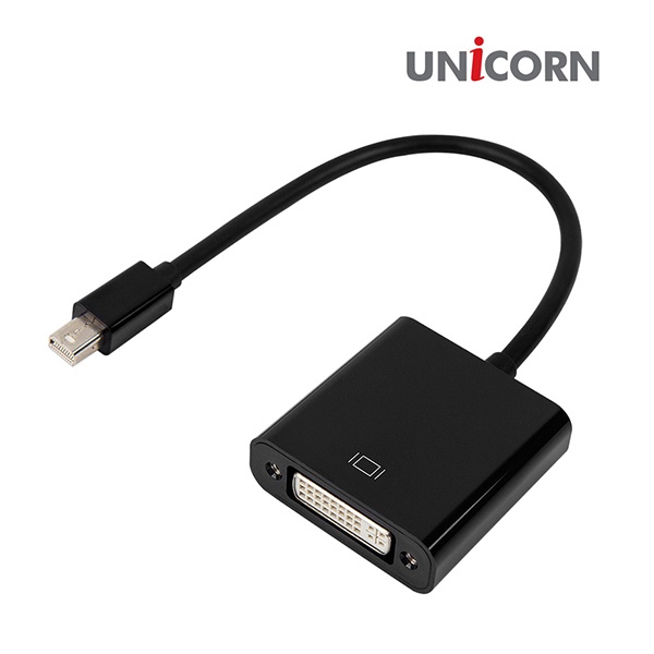 유니콘 Mini DP to DVI 컨버터, 오디오 미지원 [DCM-100DVI]
