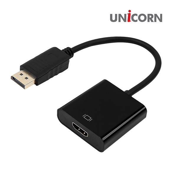 유니콘 DisplayPort to HDMI 컨버터, 오디오 미지원 [DC-200HDMI]