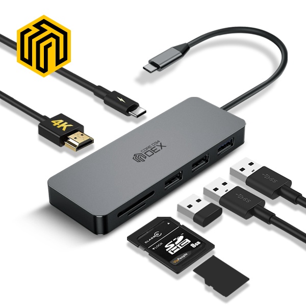 씽크웨이 CORE D34 (USB허브/7포트/멀티포트) ▶ [무전원/USB3.0] ◀