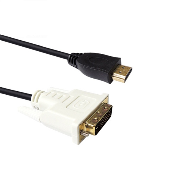 HDMI 1.4 to DVI-D 듀얼 변환케이블, 골드, IN-HDV05 / INC169 [5m]