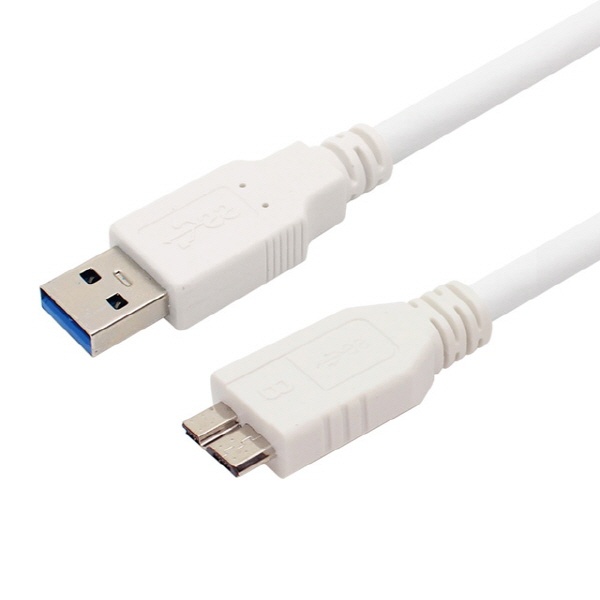 USB-A 3.0 to Micro B 3.0 변환케이블, MBF-UM320 [화이트/2m]