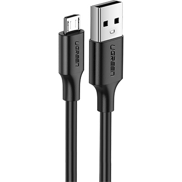 USB-A 2.0 to Micro 5핀 고속 충전케이블, U-60134 [블랙/0.25m]