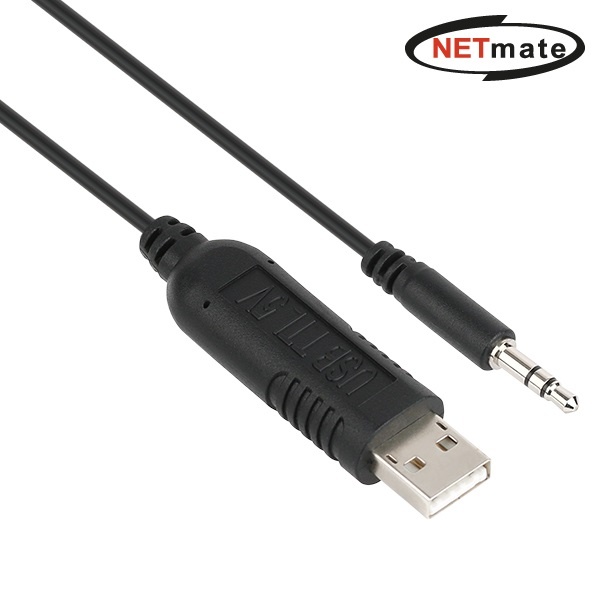 NETmate USB2.0 to TTL(Audio plug) 컨버터 [5V/1.8M] [KW-998]