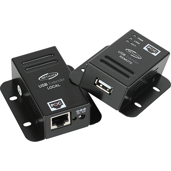 NETmate USB2.0 리피터 송수신기 세트,  KW-411C [최대50m/RJ-45]