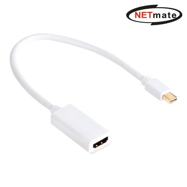 Mini DisplayPort 1.4 to HDMI 2.0 컨버터, NETmate [NM-TMH03]