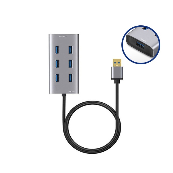 [유커머스] 유커머스 UC-CP100 (USB허브/7포트) ▶ [유·무전원/USB3.0] ◀