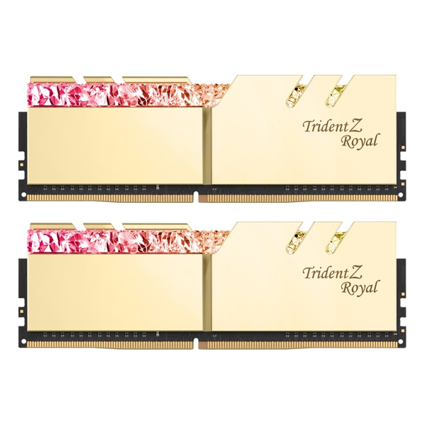 DDR4 PC4-25600 CL16 TRIDENT Z ROYAL 골드 [64GB (32GB*2)] (3200)
