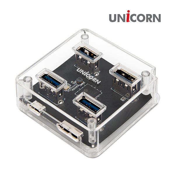 유니콘 RH-T40L (USB허브/4포트) ▶ [무전원/USB3.0] ◀