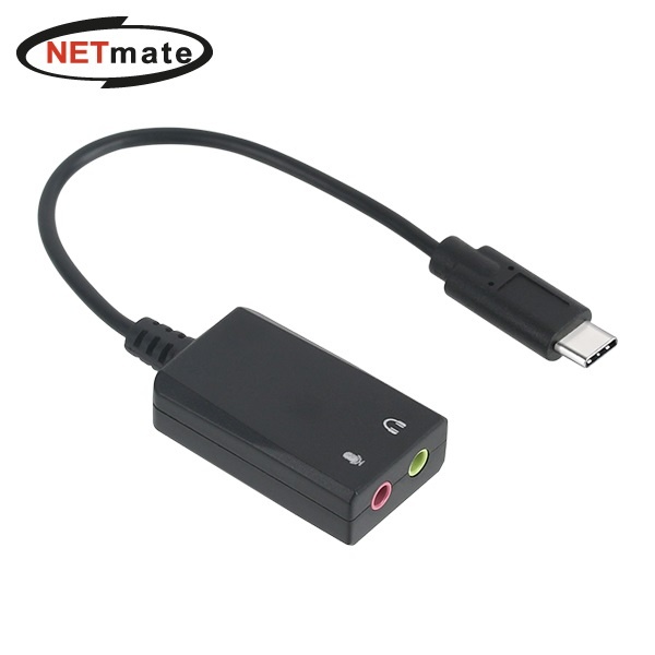 NETmate USB2.0 C타입 to Audio 컨버터 [NM-TCS01]