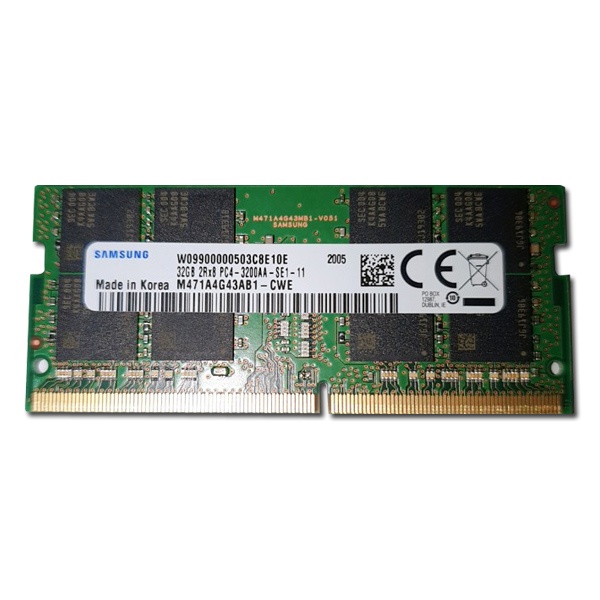 노트북용 DDR4 PC4-25600 저전력 [32GB] (3200)