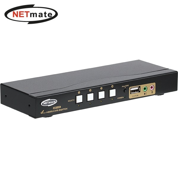 NETmate NM-HKD04C [HDMI KVM스위치/ 4:1/USB/케이블 포함]