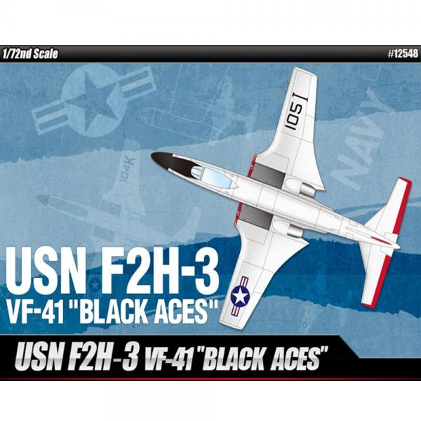 1/72 미해군 F2H-3 VF-41 블랙 에이스 아카데미과학 12548 프라모델