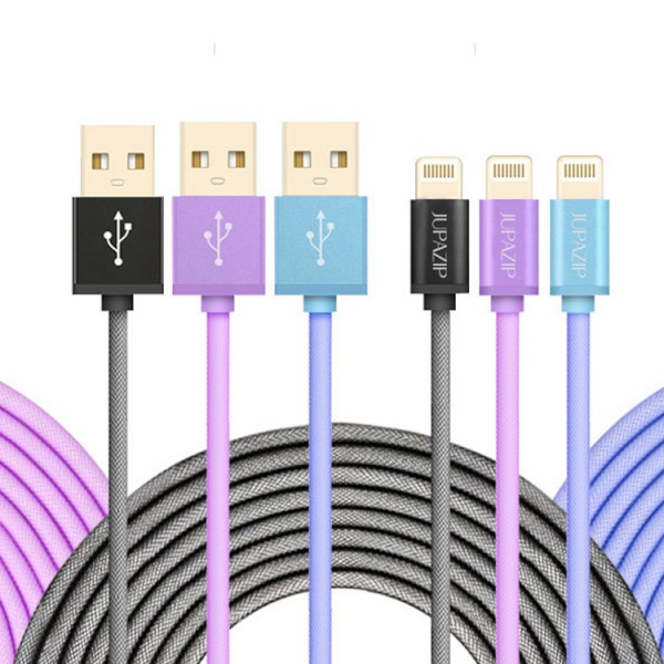 아이폰케이블 고속충전 매쉬케이블 USB 케이블 50CM [색상선택] [블랙]
