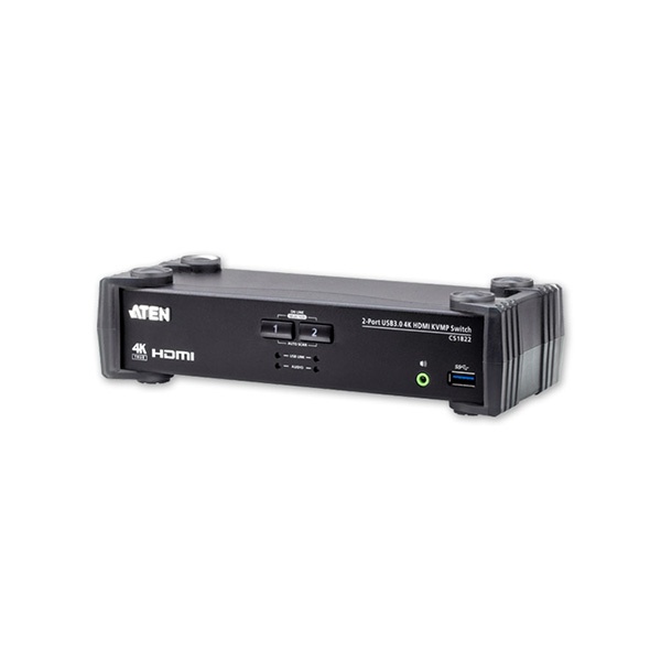 에이텐 CS1822 [HDMI KVMP스위치/4K/2:1/USB/케이블포함]