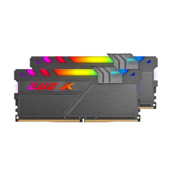 DDR4 PC4-25600 CL22 EVO X II AMD Gray RGB [16GB (16GB*1)] (3200)