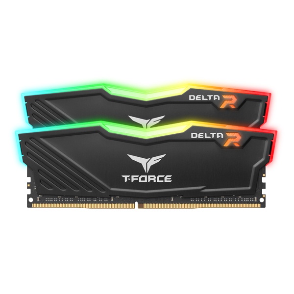 T-Force DDR4 PC4-25600 CL16 Delta RGB 블랙 서린 [64GB (32GB*2)] (3200)