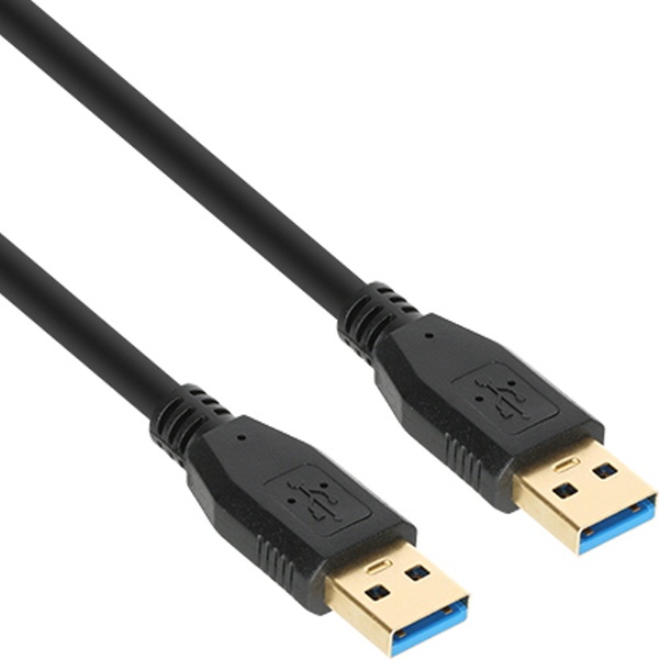 [AM-AM] USB-A 3.0 to USB-A 3.0 케이블, NM-UA310BKZ [블랙/1m]
