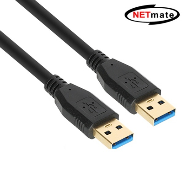 [AM-AM] USB-A 3.0 to USB-A 3.0 케이블, NM-UA303BKZ [블랙/0.3m]