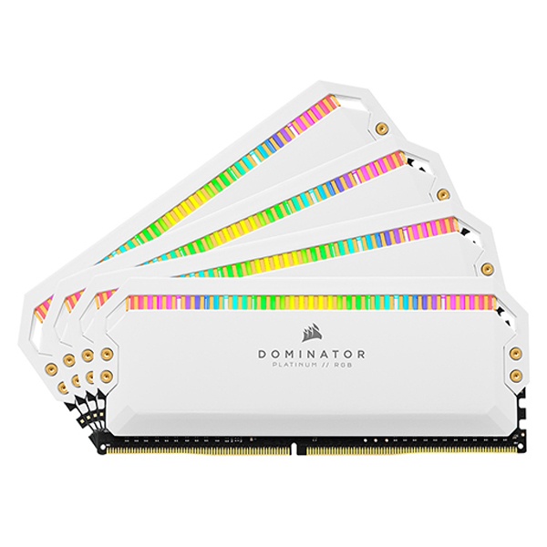 DDR4 PC4-28800 CL18 Dominator Platinum RGB WHITE [32GB (8GB*4)] (3600)