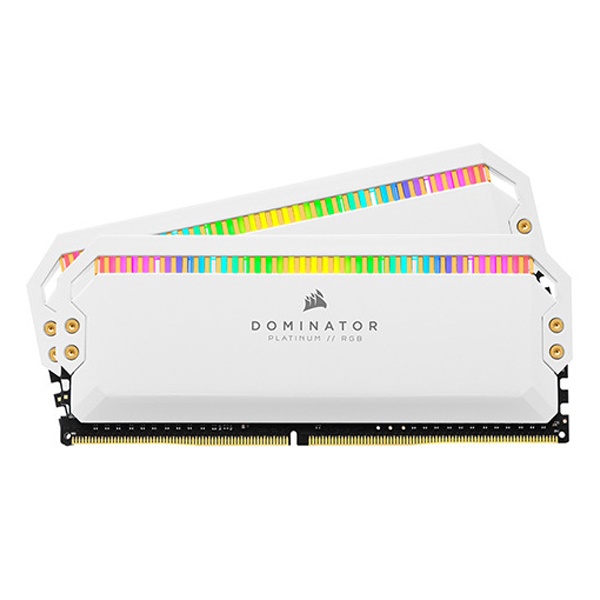 DDR4 PC4-25600 CL16 Dominator Platinum RGB WHITE AMD [16GB (8GB*2)] (3200)