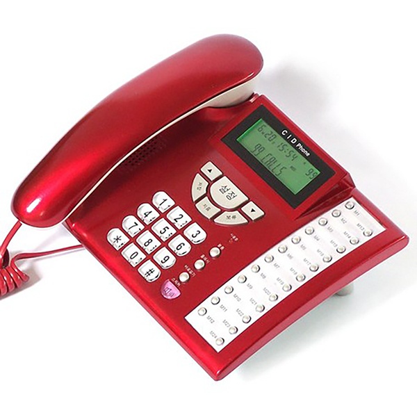 유선전화기 GCE-4088 사무용전화기/빨강전화기/단축번호기능전화기