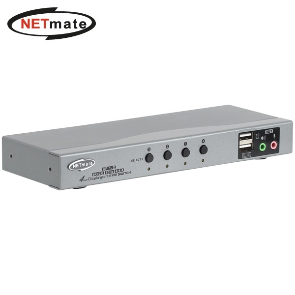 NETmate NM-DKD04C [KVM스위치/4:1/케이블 포함]