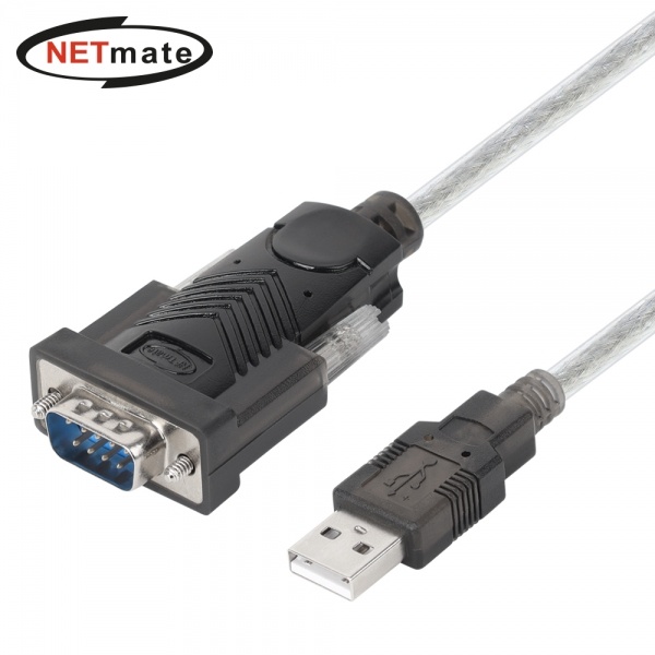 USB-A 2.0 to RS232 시리얼 컨버터, NETmate, KW825 [1.8m]