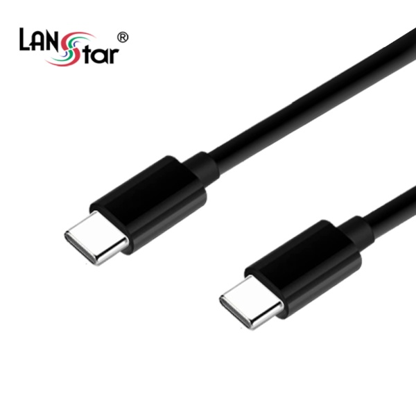 USB 3.1 Gen2 C to C 고속 충전케이블, LS-CMG2-1M [블랙/1m]