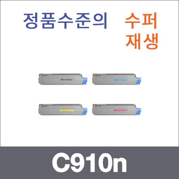OKI 재생토너 44035529~32 [C910n] 4색 SET (검정:15K/컬러:15K)