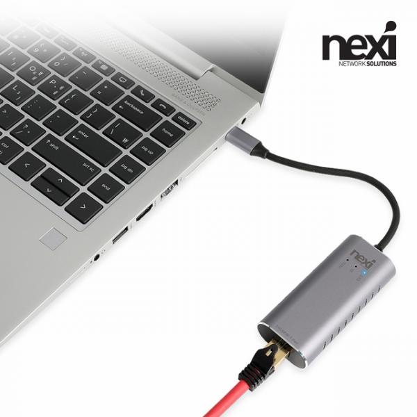 넥시 NX-U3125G (유선랜카드/USB C타입/2.5Gbps) [NX1061]