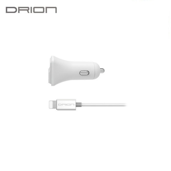 드리온 차량용충전기 USB2구 2.4A (8PIN) [DR-C1-242] 애플8핀