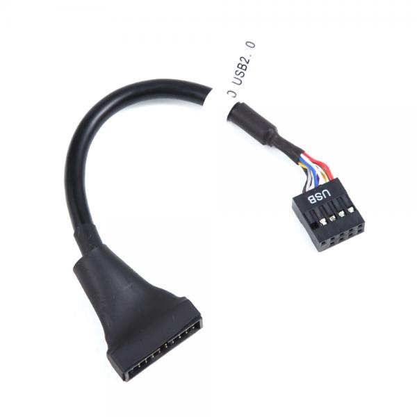 USB 2.0 9핀 to USB 3.0 20핀 변환 케이블 (15cm)