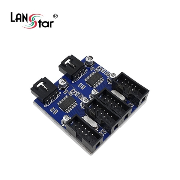 [LANstar] USB2.0 헤더 4포트 허브  LS-US204