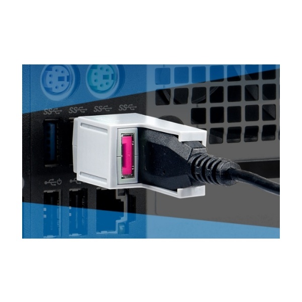 보안 커넥터, 추가구매용 USB 케이블 락, 스마트키퍼 LK03PK [핑크/커넥터 1개]