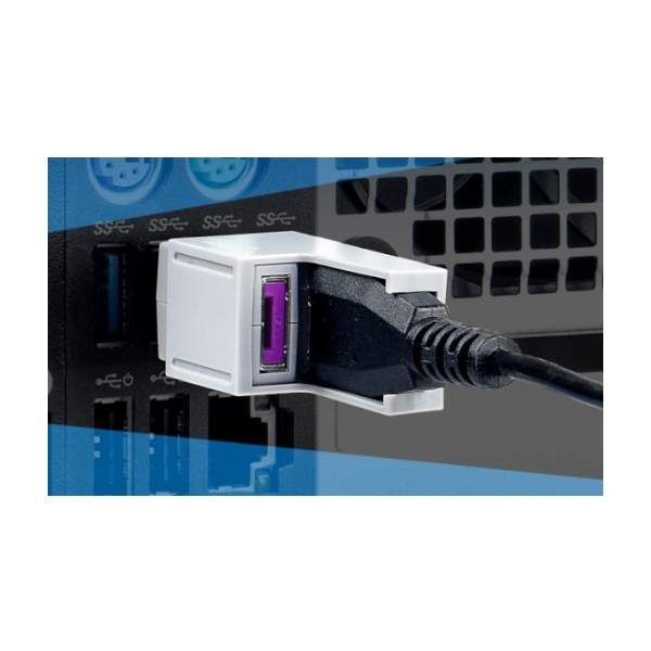 보안 커넥터, 추가구매용 USB 케이블 락, 스마트키퍼 LK03PL [퍼플/커넥터 1개]