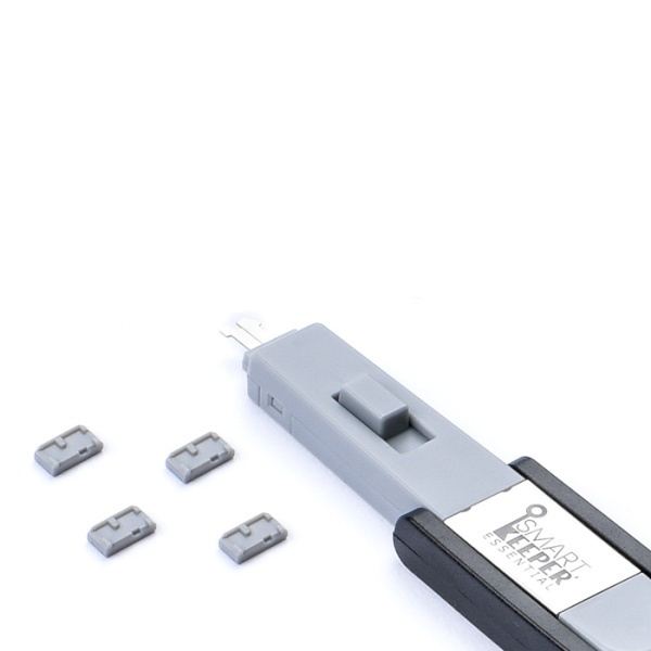 [스마트키퍼] 포트 잠금장치, 스틱형 Micro USB-B포트 락, 스마트키퍼 MUL04PKGY [그레이/미니키1개+커넥터 4개]