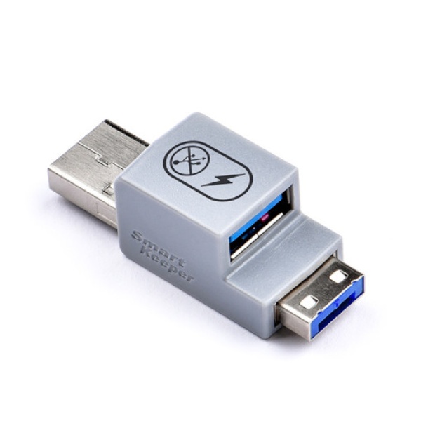 포트 잠금장치, 스틱형 USB충전젠더 락, 스마트키퍼 UCL03DB [다크블루/커넥터 1개]