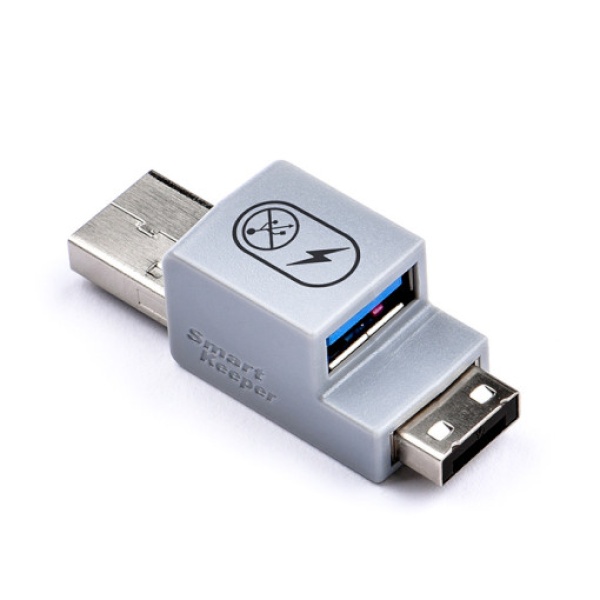 포트 잠금장치, 스틱형 USB충전젠더 락, 스마트키퍼 UCL03BK [블랙/커넥터 1개]