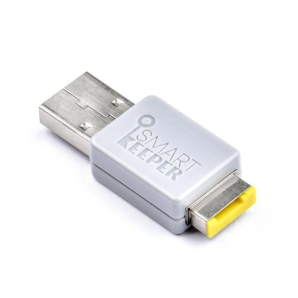 포트 잠금장치, USB 메모리락 스마트키퍼 OM03YL [32GB/옐로우]