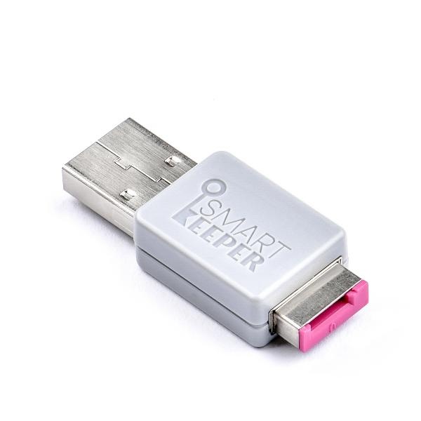 포트 잠금장치, USB 메모리락 스마트키퍼 OM03PK [32GB/핑크]