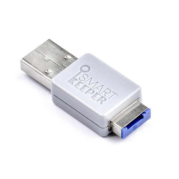 포트 잠금장치, USB 메모리락 스마트키퍼 OM03DB [32GB/다크블루]