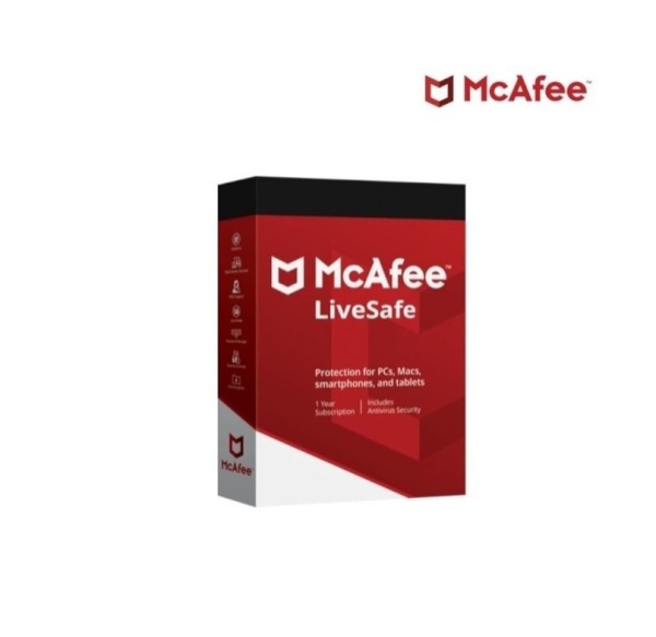 맥아피 라이브세이프 (McAfee LiveSafe) [기업용/라이선스/1년사용/10user 사용가능]
