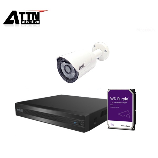 CCTV 외부패키지, ATTN-DTF*1대 / XB*1대 [210만화소] [1TB 하드 포함]