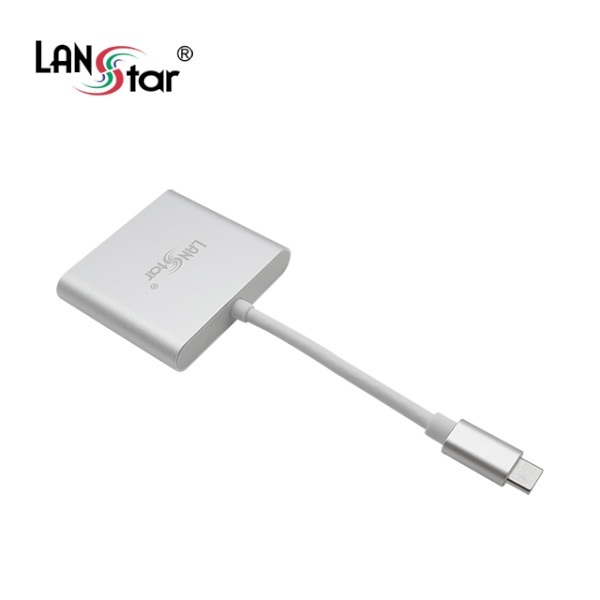 Type-C 3.1 to HDMI/USB-A/PD 미러링 멀티 허브 컨버터, [LS-USB31-MPS]