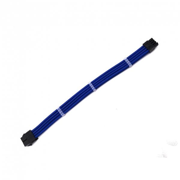 8핀 메인보드 연장 슬리빙 케이블 (블루, 0.3m)