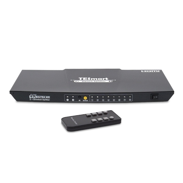 티이스마트 HSP0208A20 [모니터 선택 분배기/2:8/HDMI/4K/오디오 지원]